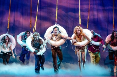 The Company of DISASTER! on Broadway, Photo by Jeremy Daniel Photography