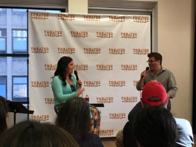 Lindsay Mendez and Patrick Hinds