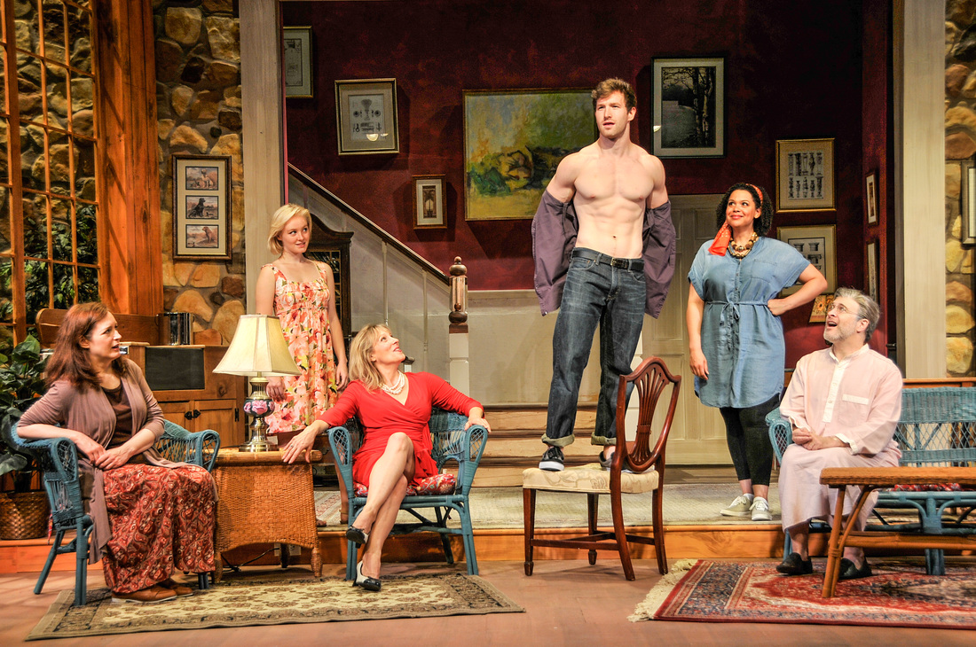 L to R Dee Nelson, Eleanor Pearson, Lisa Bostnar, Bobby Mittelstadt, Megan Robinson, Kraig Swartz. Photo by Deb Porter-Hayes