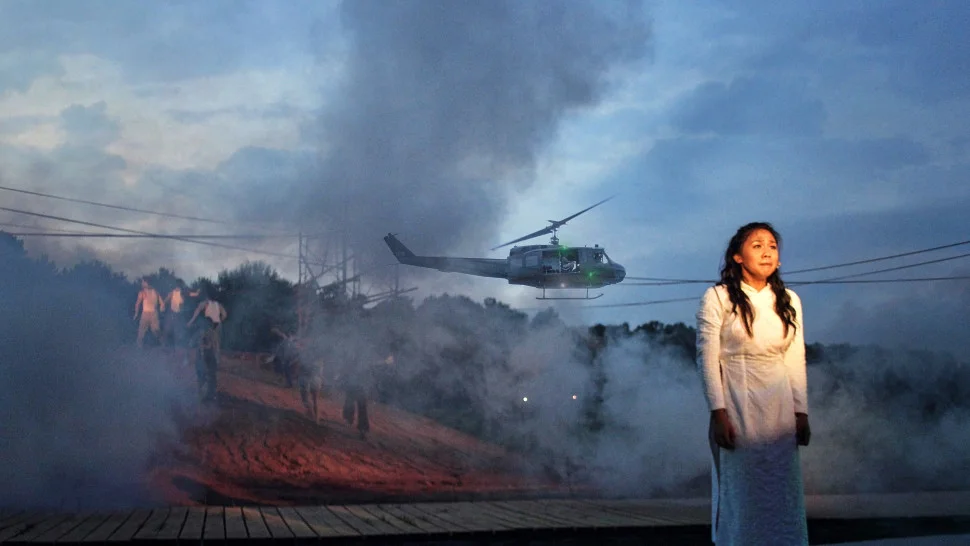 How a Real Vietnam Helicopter Lands Nightly at the Epic Outdoor Miss Saigon