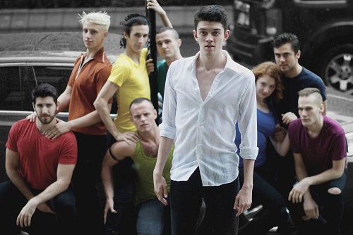 Pictured: Taylor Turner and the cast of “The Illusory Adventures of a Dreamer.” Photographer: Michael Kushner.