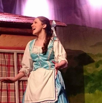 Me as Belle in 2016