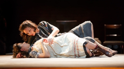 Adina Verson and Katrina Lenk in Indecent Carol Rosegg