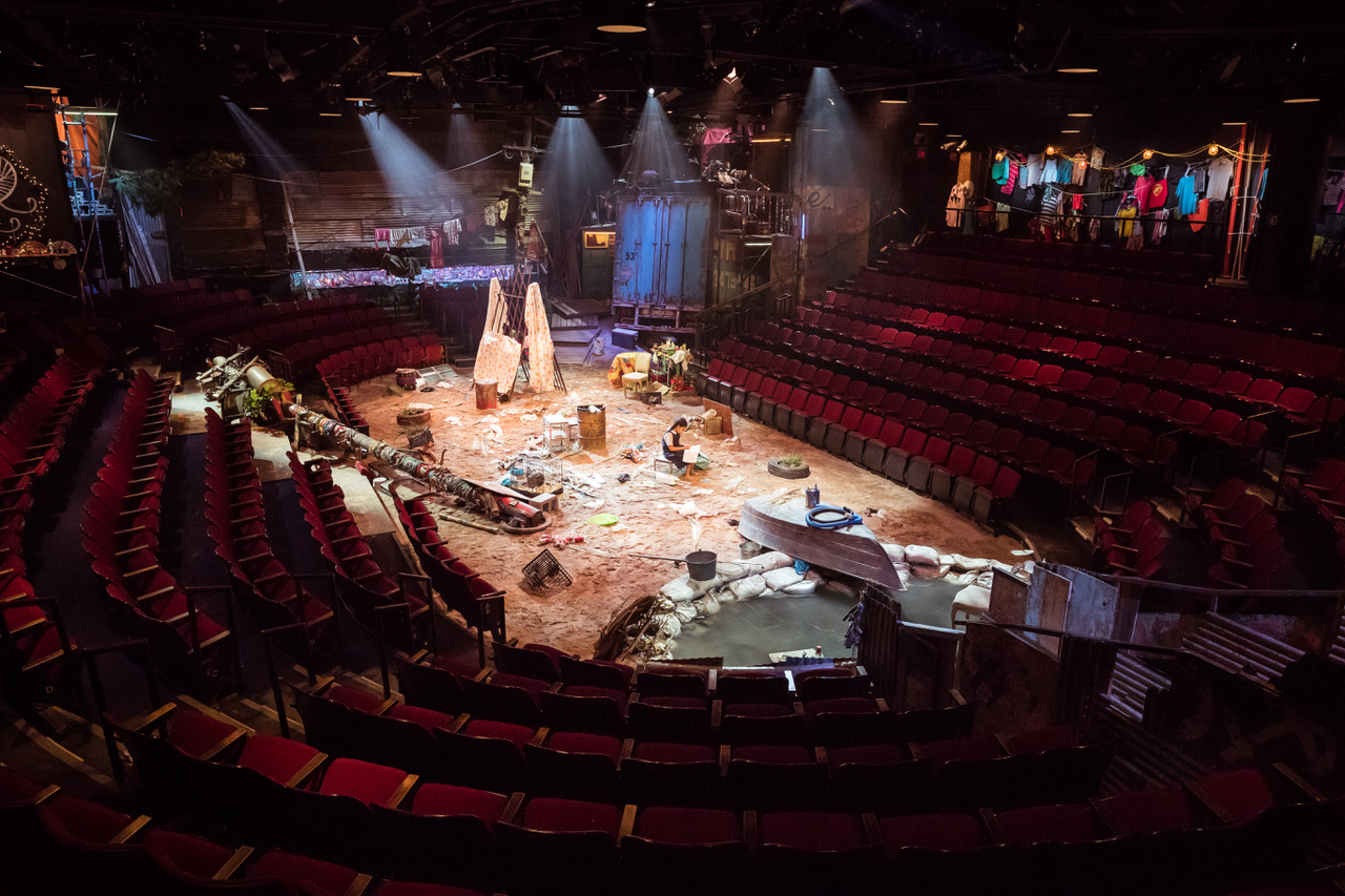 The set of "Once on this Island"