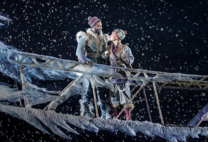 Jelani Alladin and Patti Murin in "Frozen"