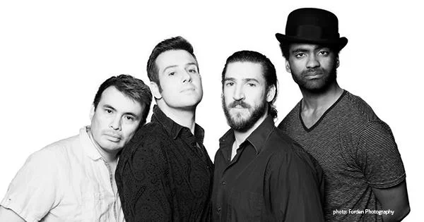 Photo Credit: From Left to Right: Jaime Carrillo, Greg Maraio, Dan Whelton and Stewart Evan Smith. Photo by Forden Photography. 