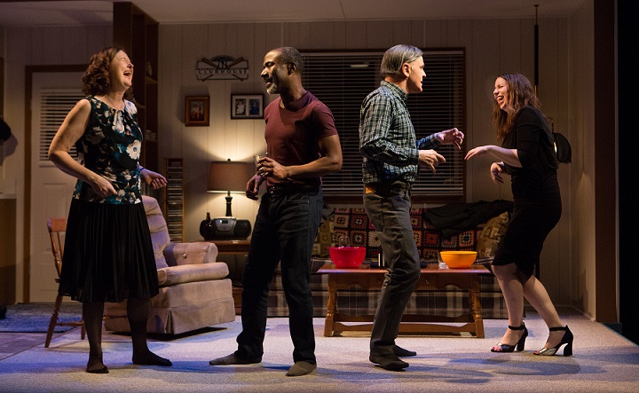 Caroline Gillis, Andrew Moodie, Daniel MacIvor and Stephanie MacDonald in New Magic Valley Fun Town - Photo by Cylla von Tiedemann.jpg