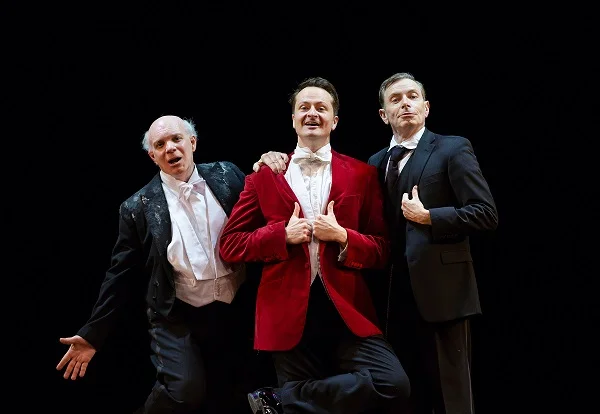 Eddie Korbich, Chandler Williams, and Arnie Burton Photos by T. Charles Erickson.