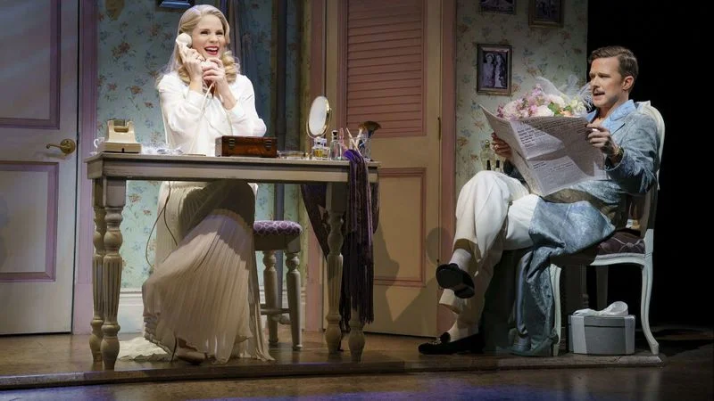 Kelli O'Hara and Will Chase in the Roundabout Theatre Company production of "Kiss Me, Kate" at Studio 54 (Joan Marcus)