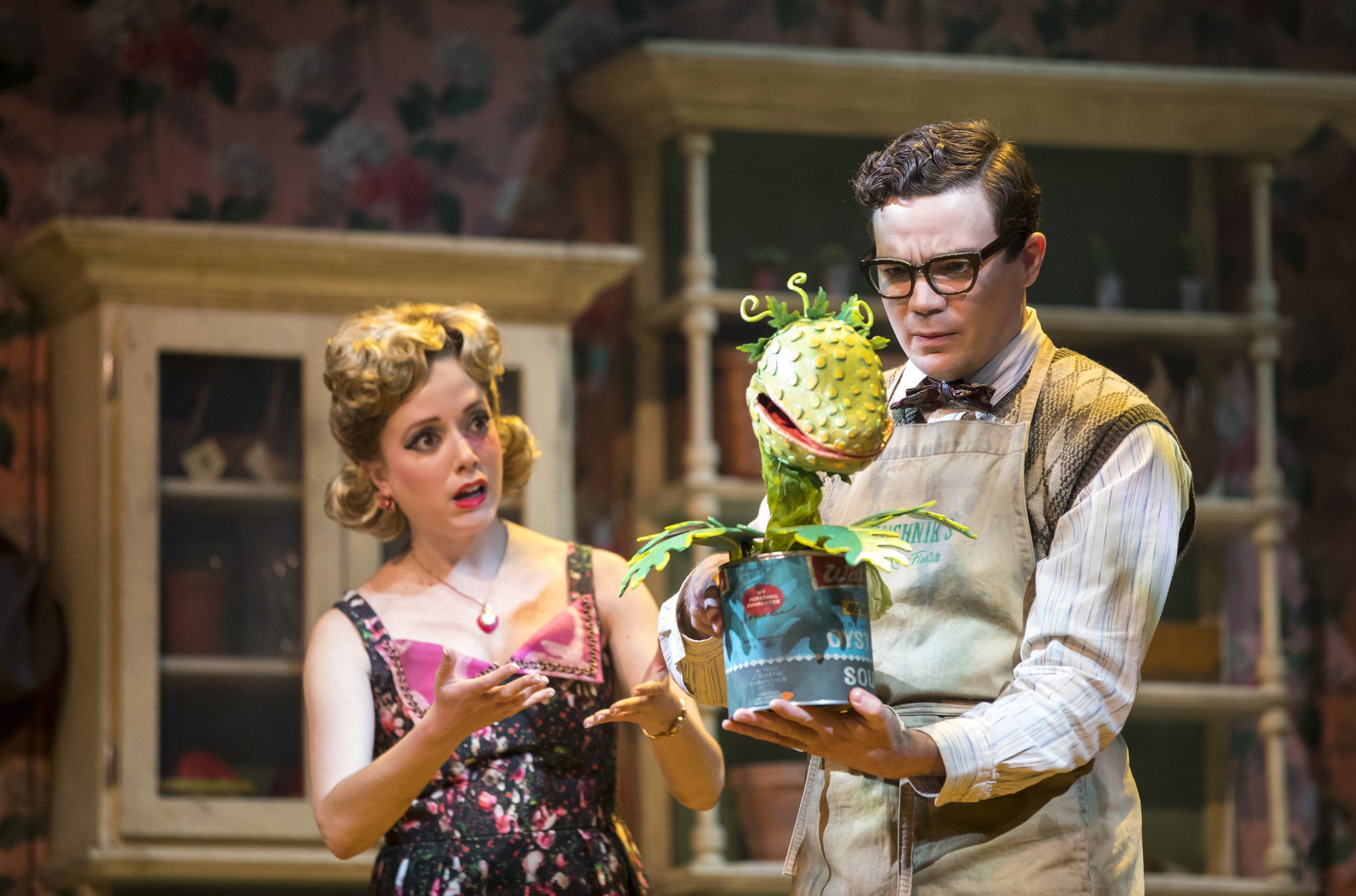 Image result for little shop of horrors on broadway"