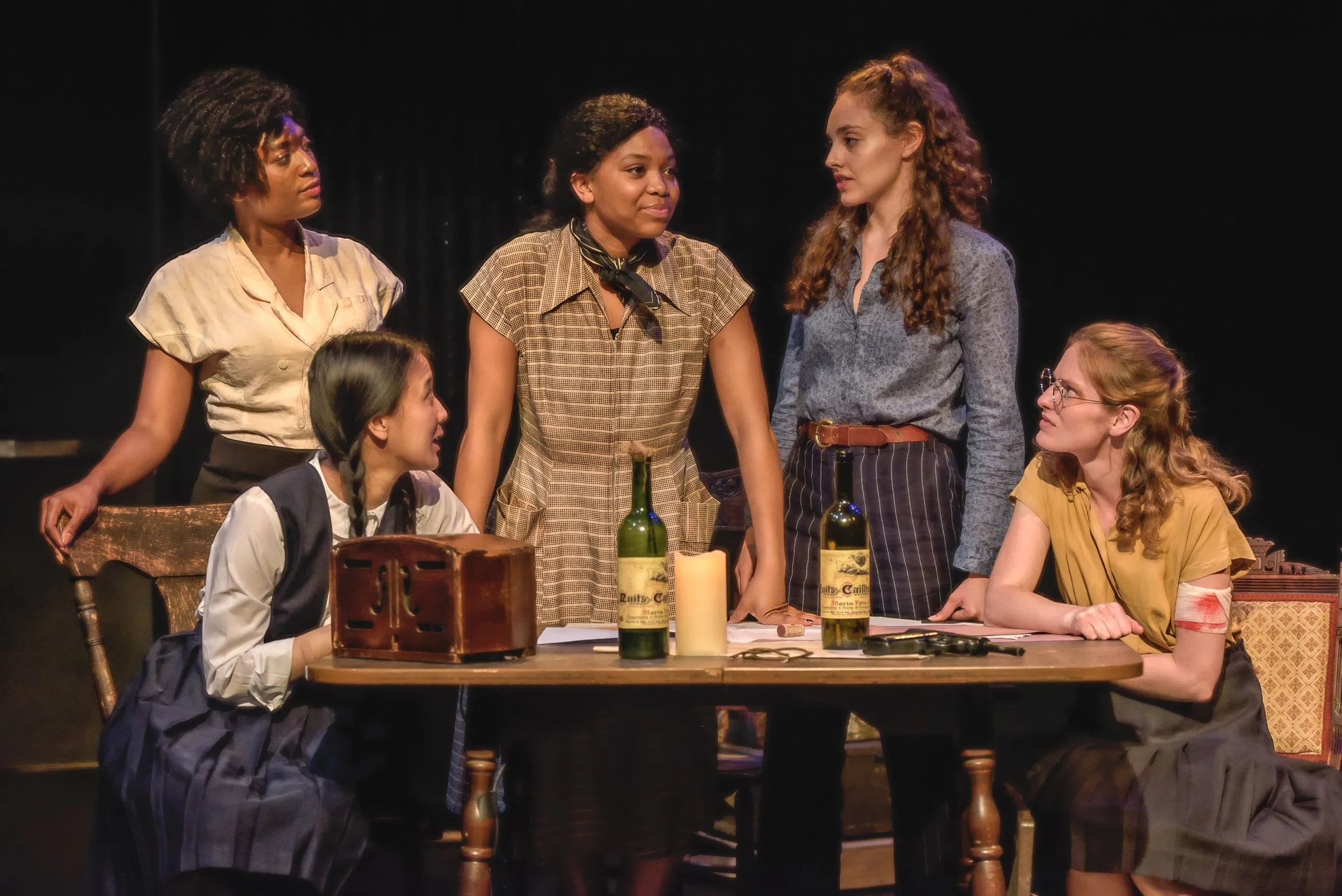 Featured: Christina Liang, Ashley Bufkin, Essence Stiggers, Kate Margalite, Ella Dershowitz. Photo by ClintonBPhotography