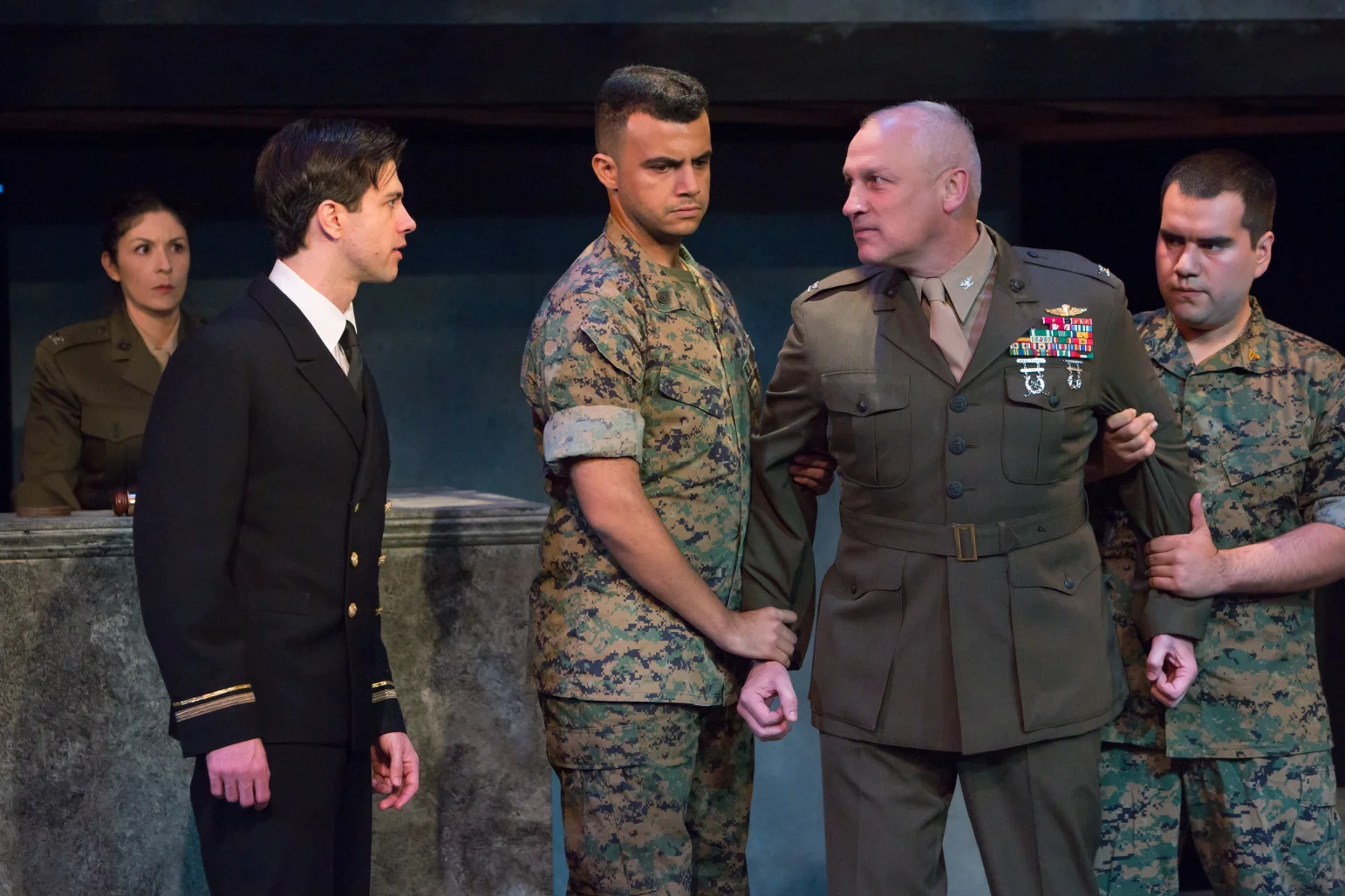 Cast of A Few Good Men @ Hillbarn Theatre