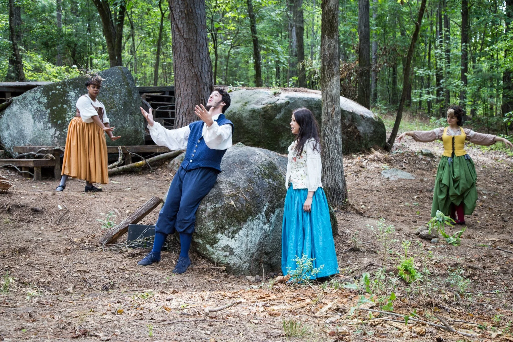Promo shot from Serenbe’s The Story of Pocahontas (photo by Casey Gardner Photography)”