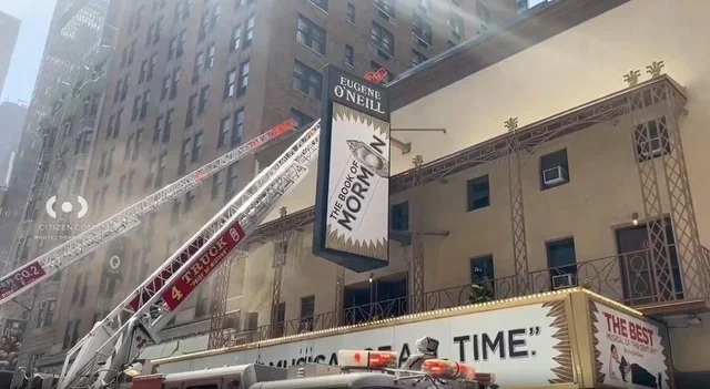 Fire Breaks Out on Roof of Broadway’s Eugene O’Neill Theatre