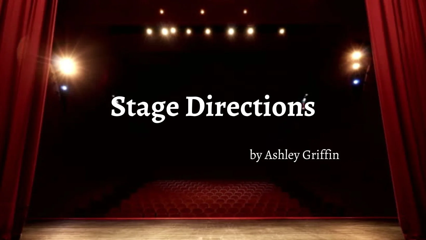 Stagre Directions Examples Stage Directions: An OnStage Blog Podcast — OnStage Blog