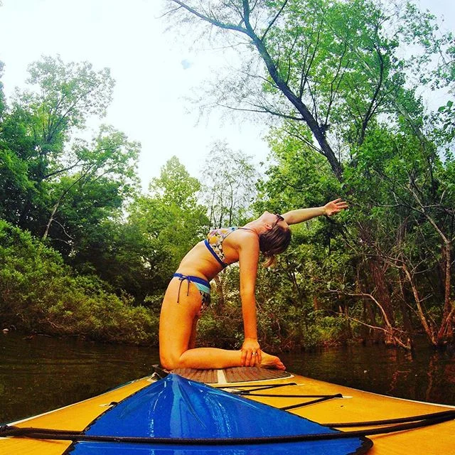 Craving a little extra Vitamin D ☀️😎 #417yoga #supyoga #lakeyoga #tablerocklake2018
