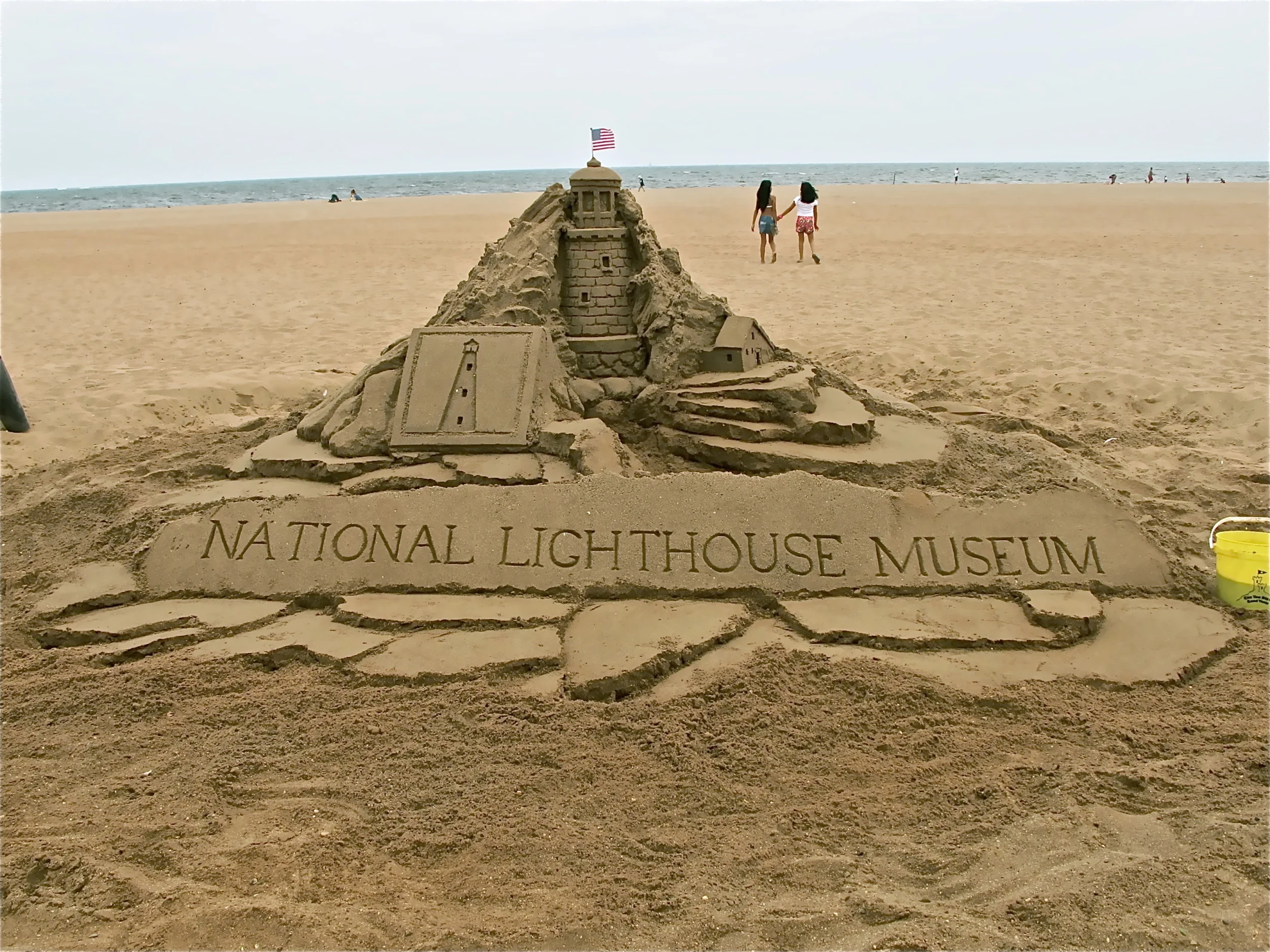 A National Lighthouse Museum Promotional Sand Sculpture