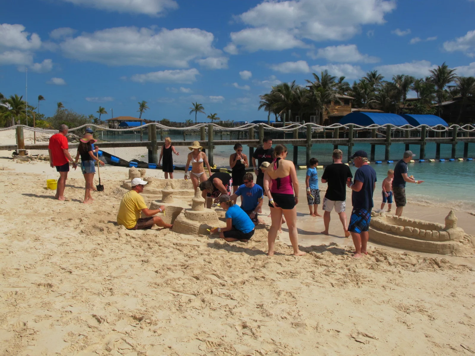 Team Building in the Caribbean.