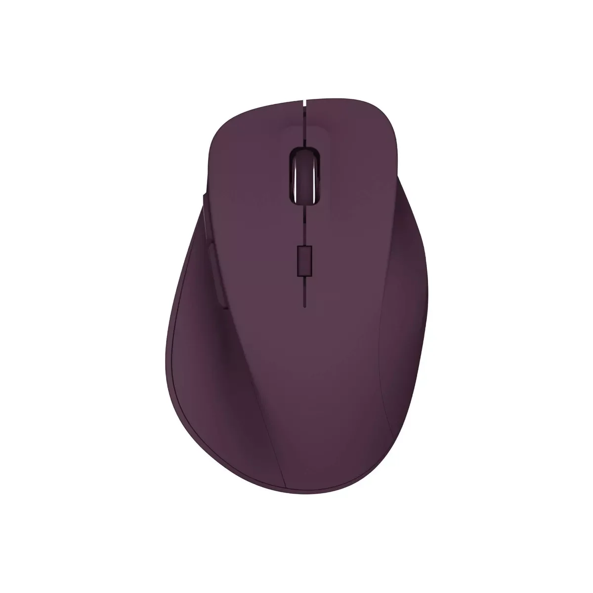 Wireless Ergonomic 6 Button Mouse - Plum Purple