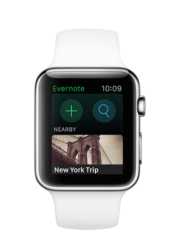 Apple Watch Evernote App