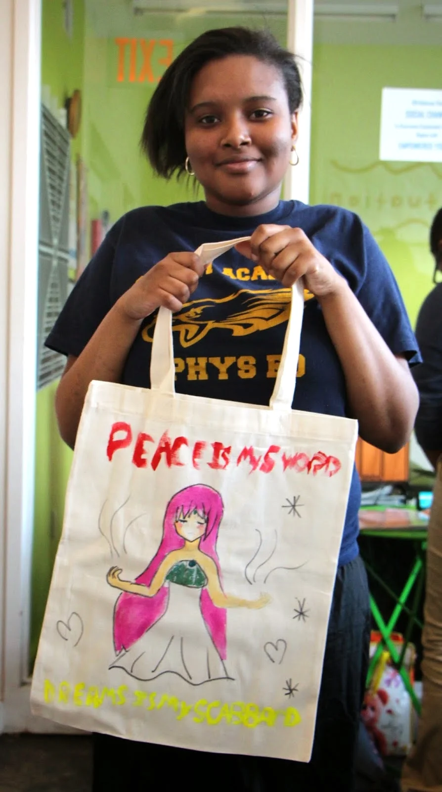 Beautiful Tote Bags: After-School Workshop 4 at Red Hook Initiative