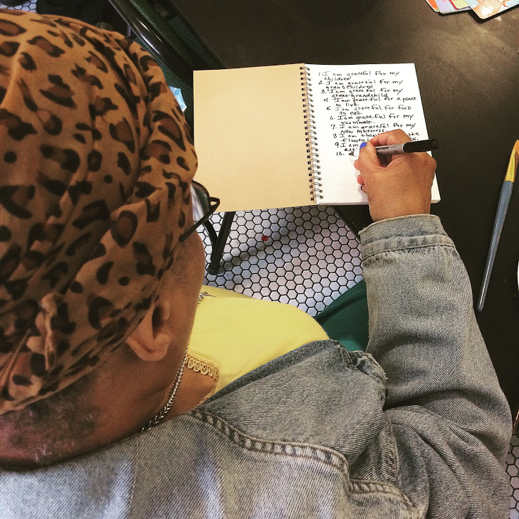 Creating Gratitude Journals with Cultivate Hell's Kitchen/Clinton Housing