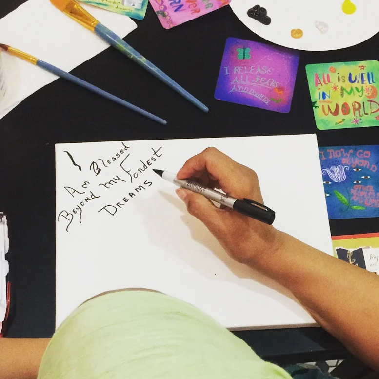 Affirmation Paintings with Clinton Housing 30th St