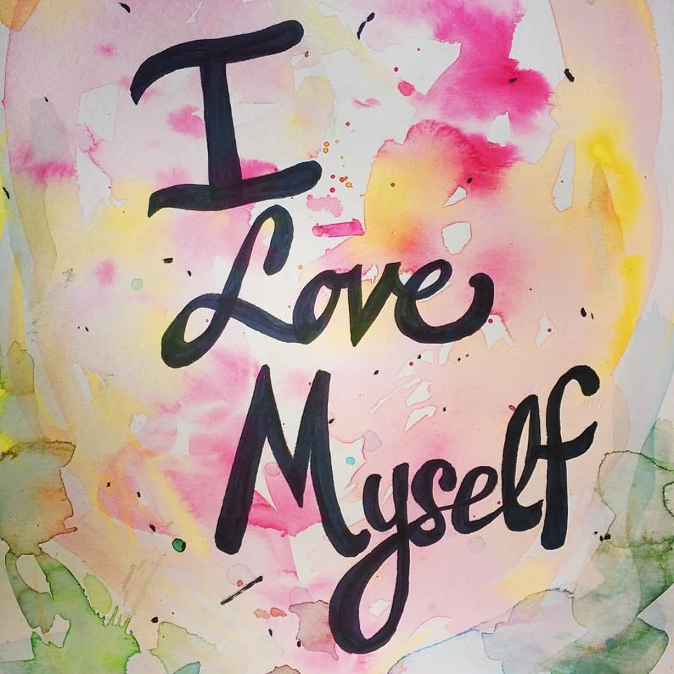 Watercolor Affirmation Paintings at CHDC's Block Party