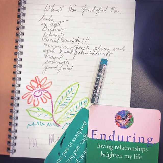 Gratitude. Journaling. 🖍
.
.
.
#artsanddreams #selflovejourney #gratitudepractice #healingart #heretocreate #journaling #nyc #affirmations #writeaboutlove #community #therapeuticart #gratefulheart