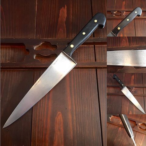 Classic Wusthof French Knives with the triangular blade.