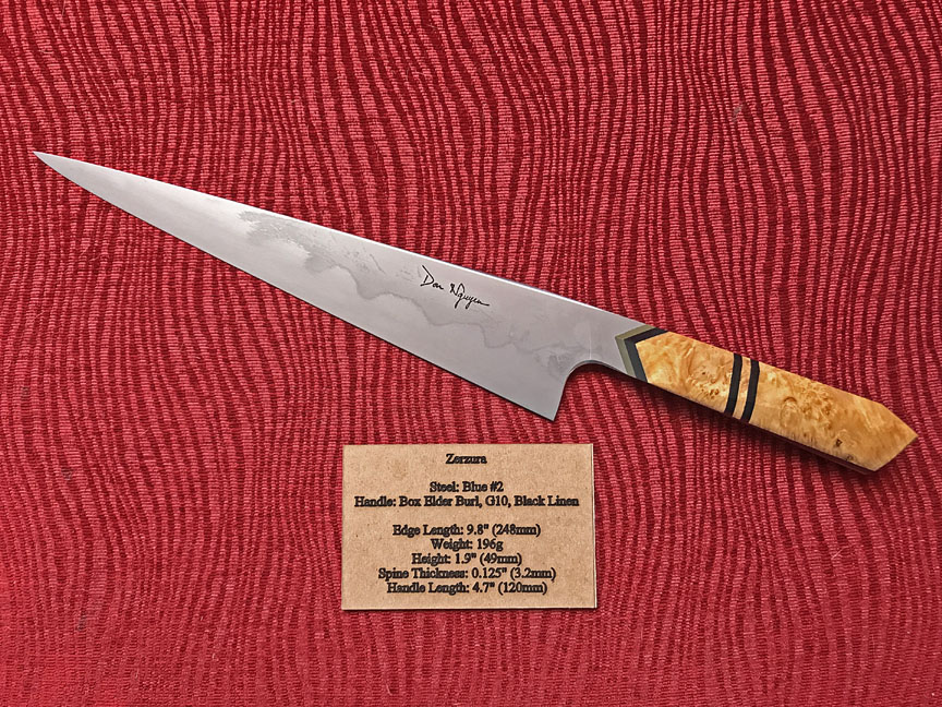 A look and the classic French triangualr bladed chef knife — California  Custom Knives