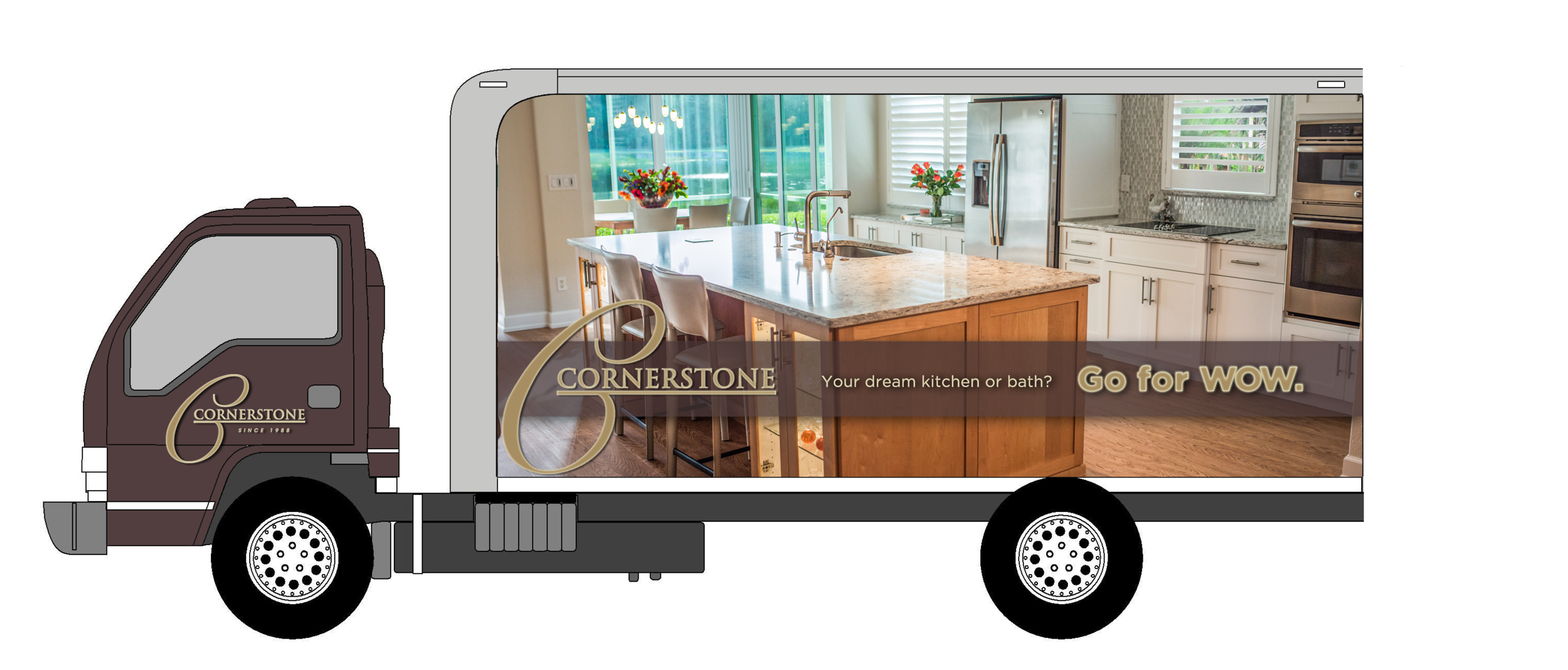 Added this morning – 10-23. (A new idea, a translucent background stripe so you can see the kitchen thru it. We could look at this approach on a few of the design ideas.)
