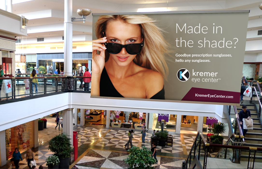 Kremer Eye Mall Banner: King of Prussia. Click for Lightbox view.