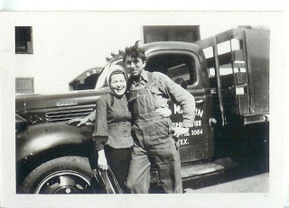 Mary & Otto - Tyler, TX (R.H. Martin and Sons truck in the background)