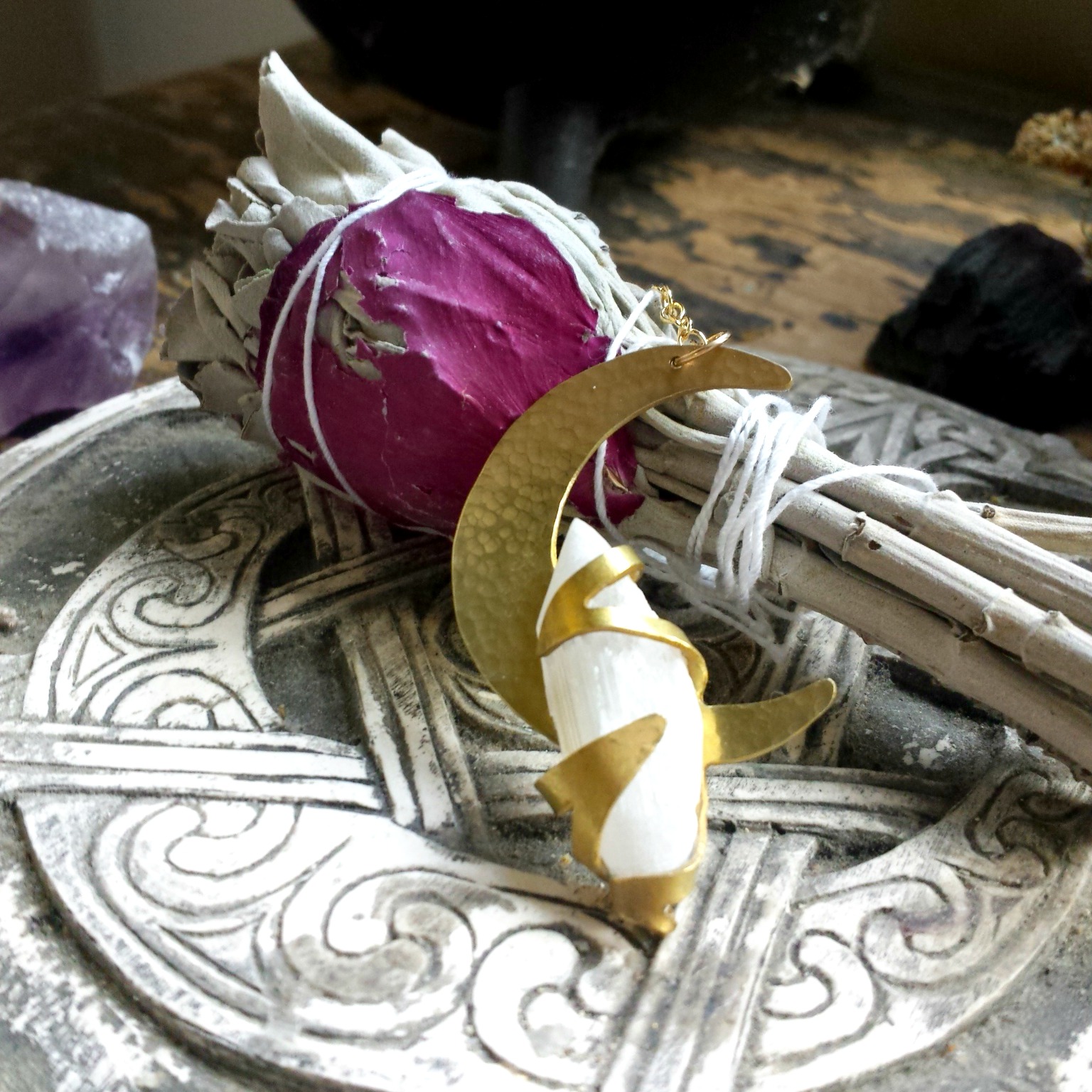 raw-selenite-crescent-moon-pendulum-necklace