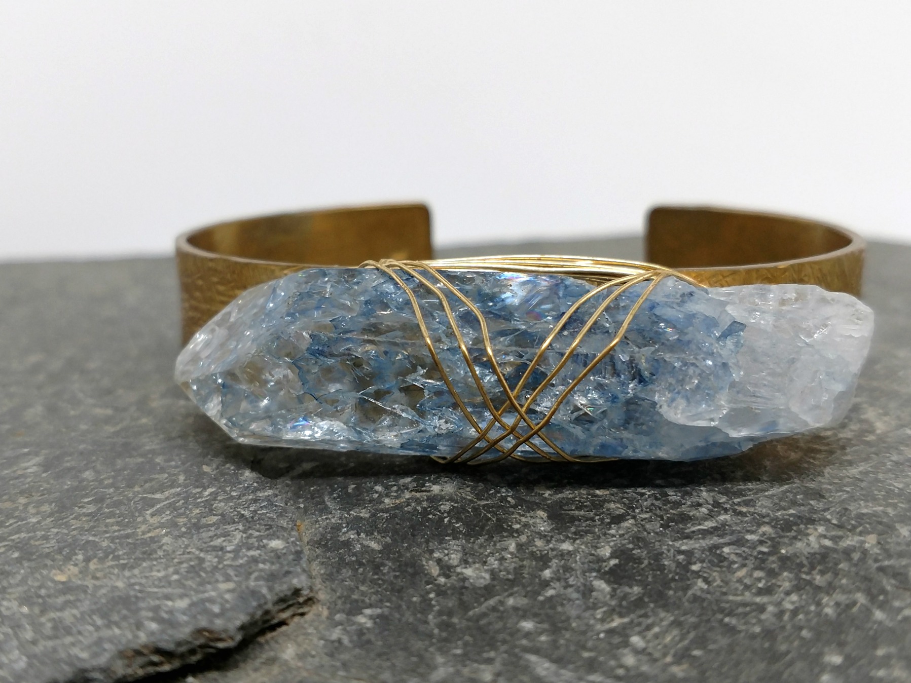 blue quartz bracelet