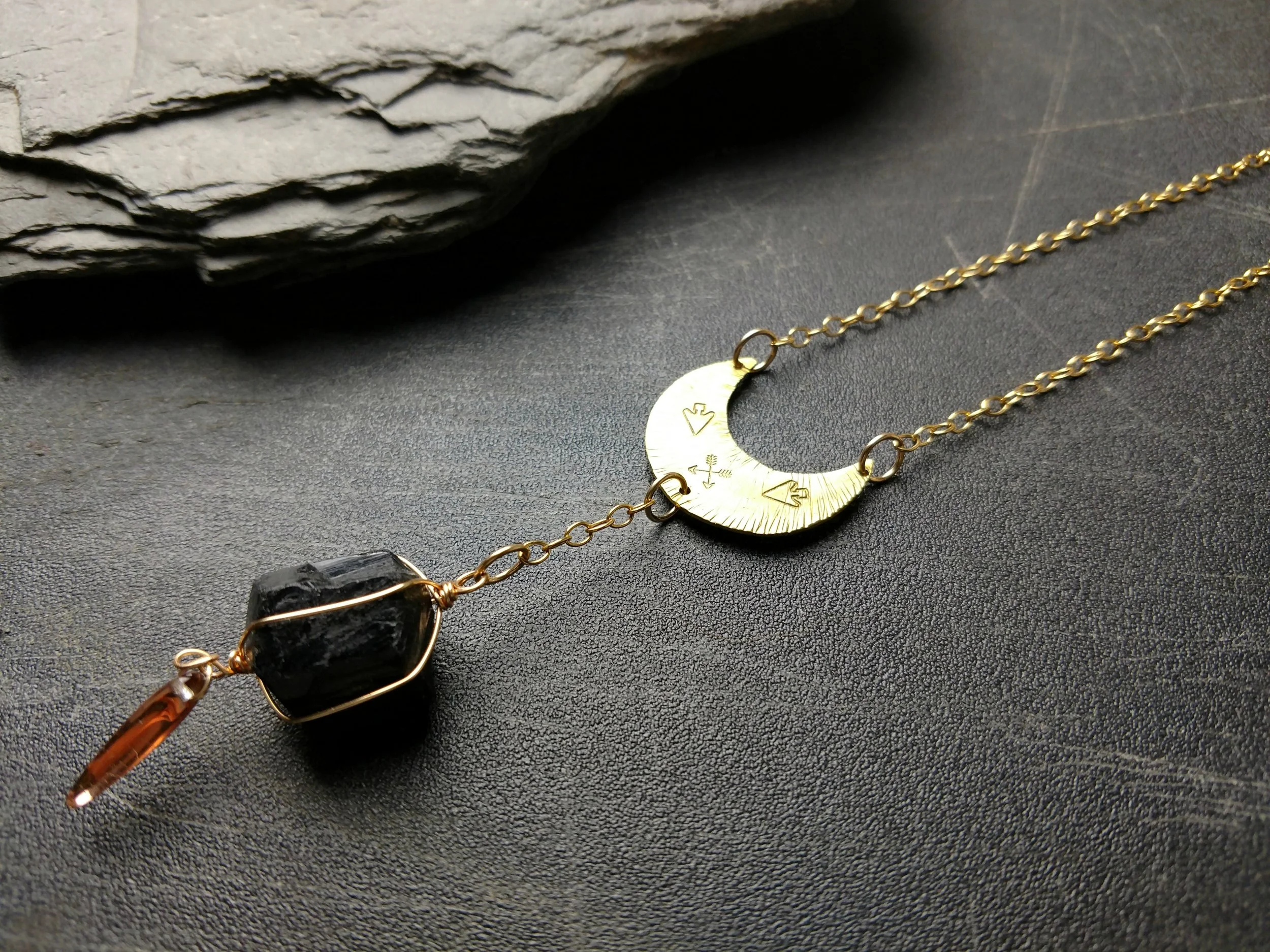 black tourmaline necklace