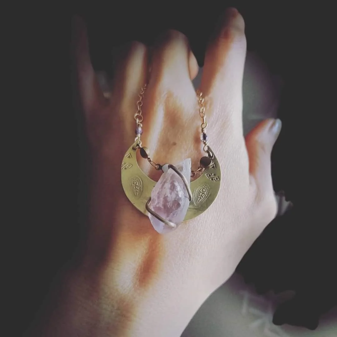 handcrafted Amethyst necklace by Mercurios