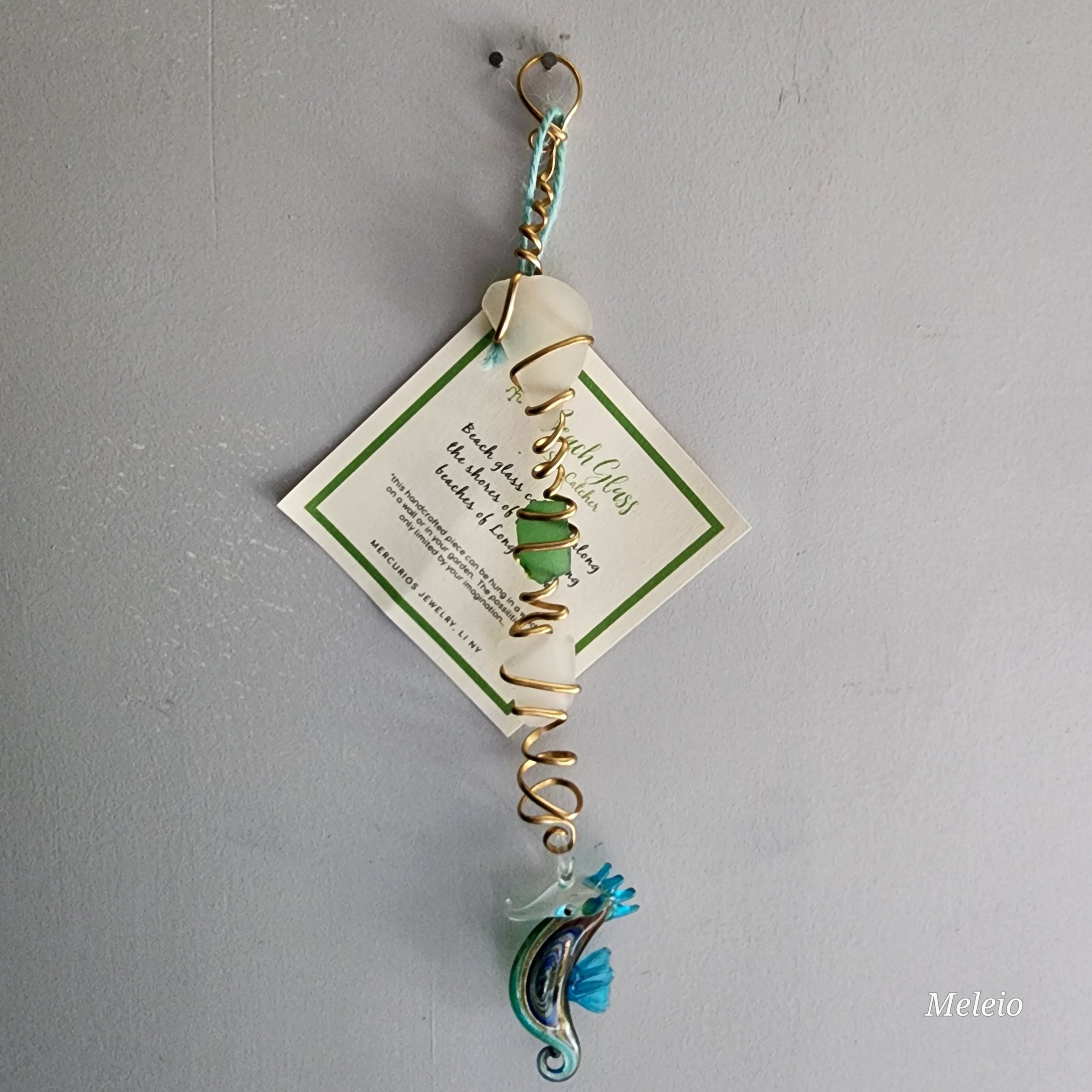 Long Island Beach Glass Suncatcher