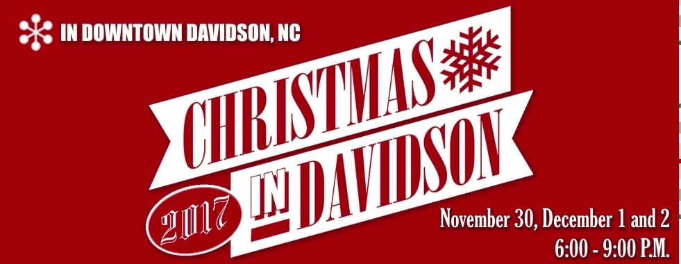 An annual holiday tradition since 1988, Christmas in Davidson kicks off the holiday season offering three magical nights of holiday family fun. Each night, Main Street Books will offer complimentary warm drinks and treats to anyone who wishes to defrost while browsing and meeting local authors. 