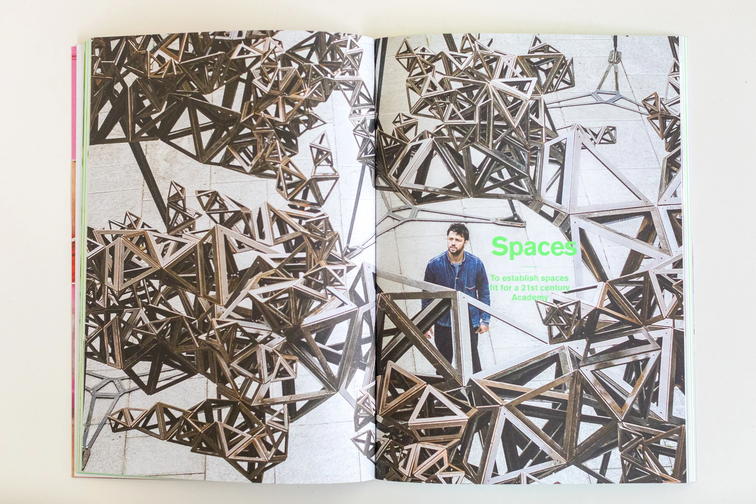 royal academy of arts annual report, artist Conrad Shawcross