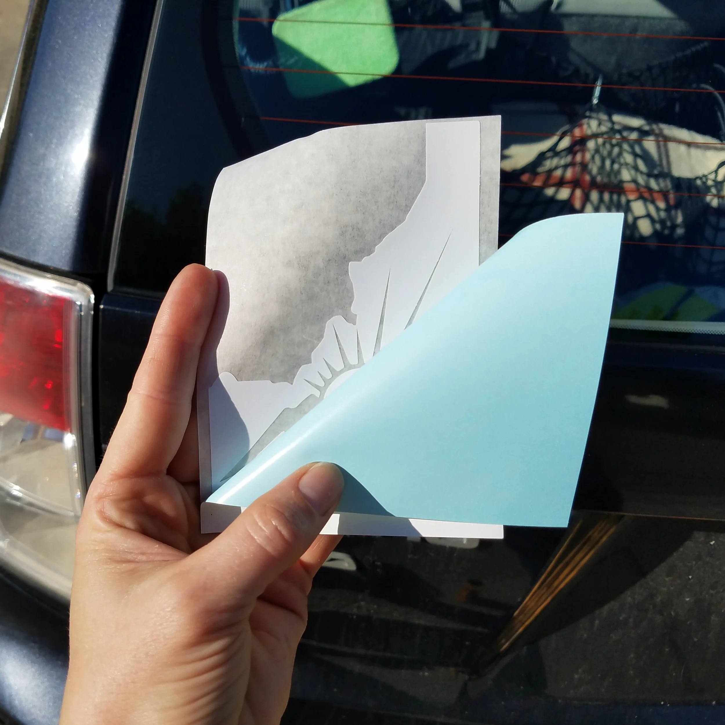 Vinyl Sticker Application — lost little things