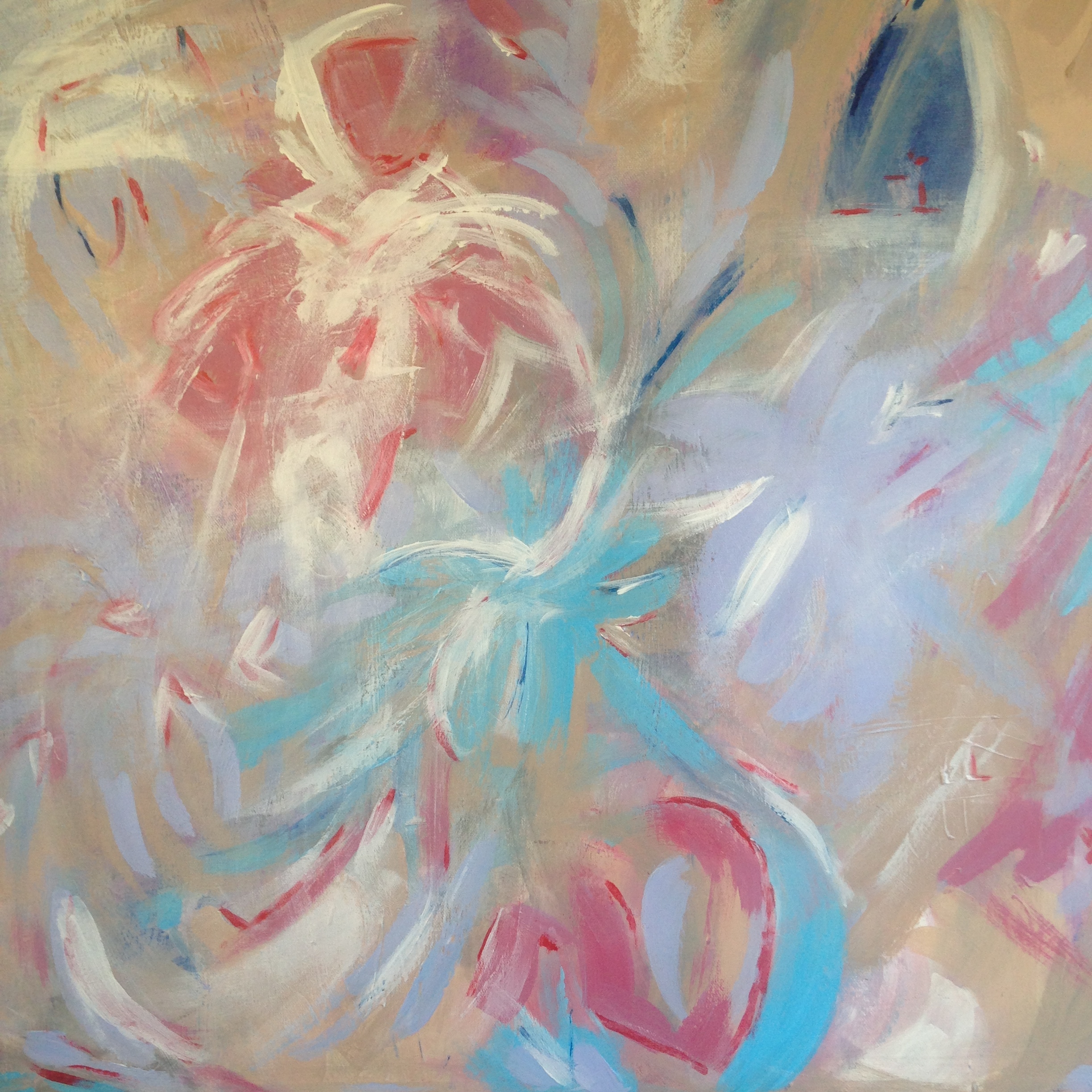 April Showers, Kristin Try Original Abstract 2015