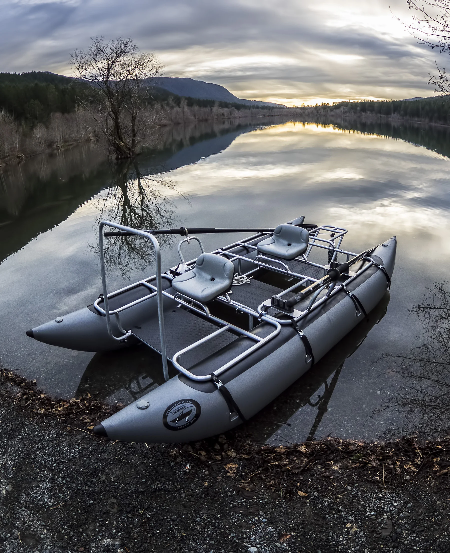12' 2Salt Steelhead Pontoon — CatcherCraft Boats