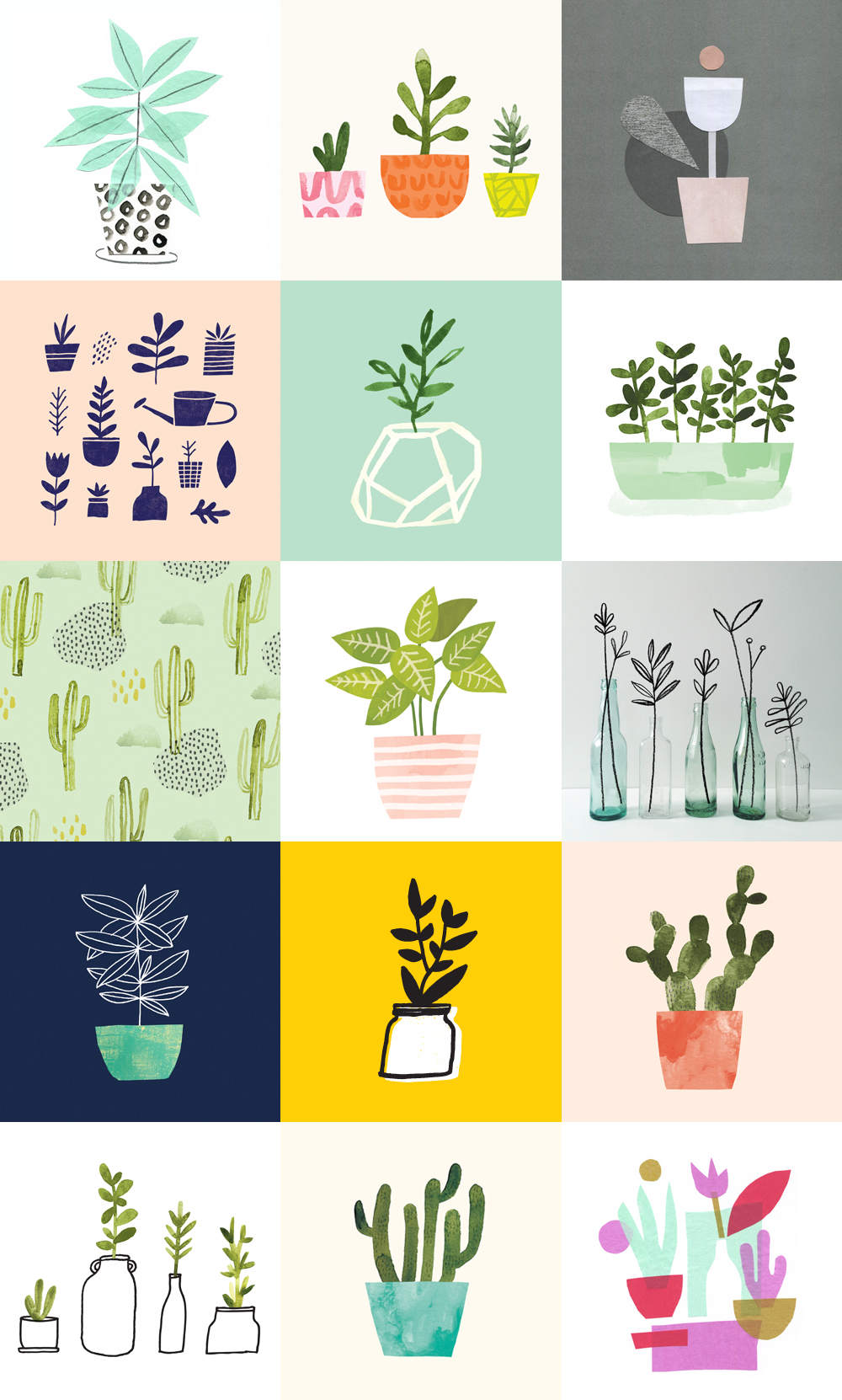 Jen B Peters' "100 Days of Plants" project