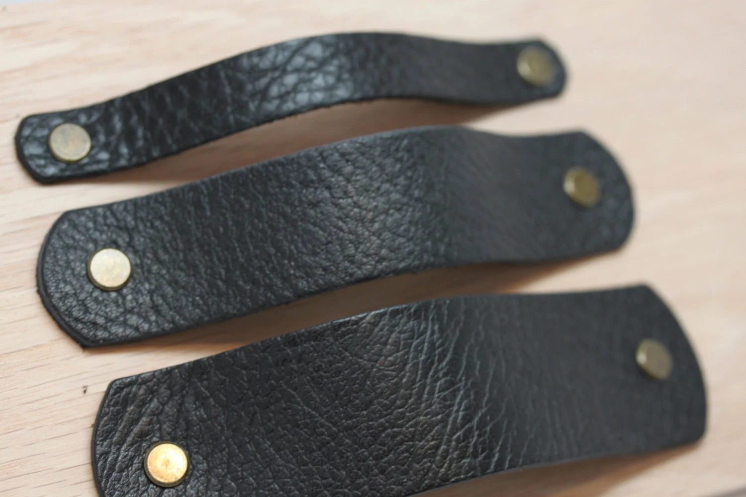 Leather, pull, hardware, bin, handle, cabinet, drawer, knob, handles, handmade, dresser, Ikea, hack, diy, kitchen, usa, black, dark, brown, light, distressed, color, finger