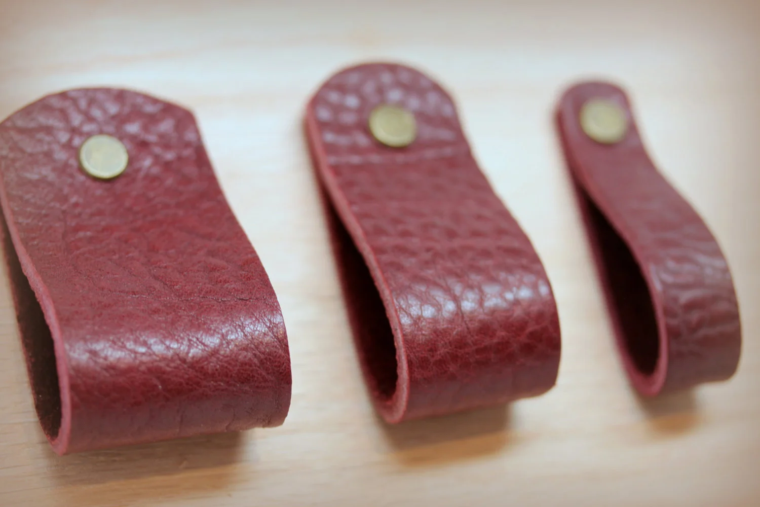 Leather, pull, hardware, bin, handle, cabinet, drawer, knob, handles, handmade, dresser, Ikea, hack, diy, kitchen, usa, black, dark, brown, light, distressed, color, finger