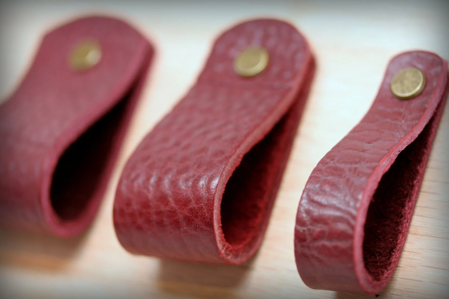 Leather, pull, hardware, bin, handle, cabinet, drawer, knob, handles, handmade, dresser, Ikea, hack, diy, kitchen, usa, black, dark, brown, light, distressed, color, finger