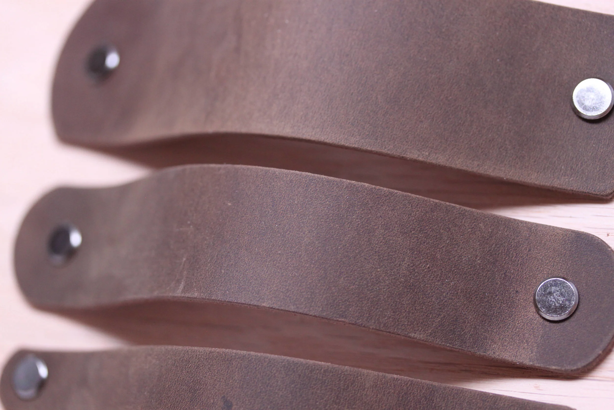 Leather, pull, hardware, bin, handle, cabinet, drawer, knob, handles, handmade, dresser, Ikea, hack, diy, kitchen, usa, black, dark, brown, light, distressed, color, finger