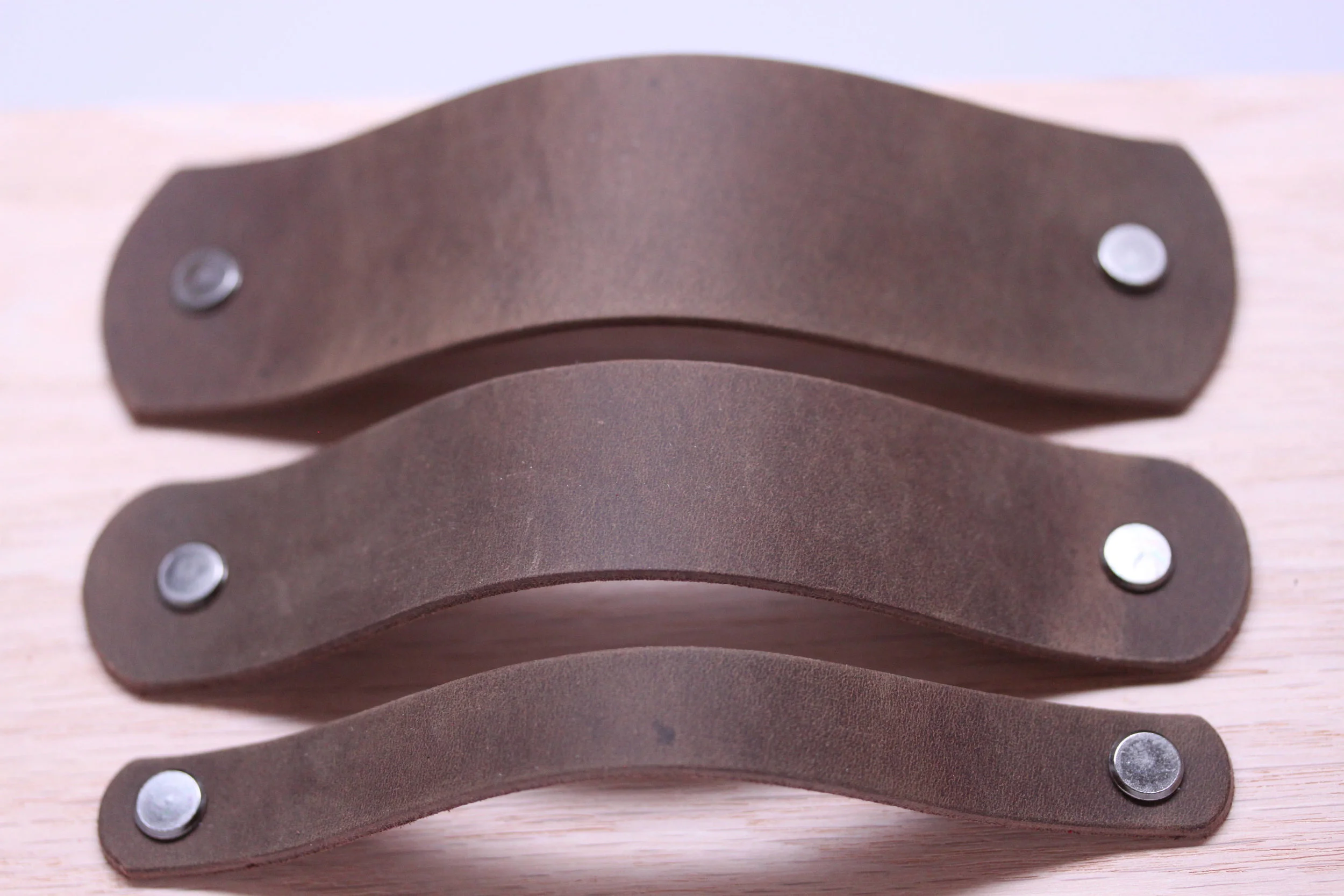 Leather, pull, hardware, bin, handle, cabinet, drawer, knob, handles, handmade, dresser, Ikea, hack, diy, kitchen, usa, black, dark, brown, light, distressed, color, finger